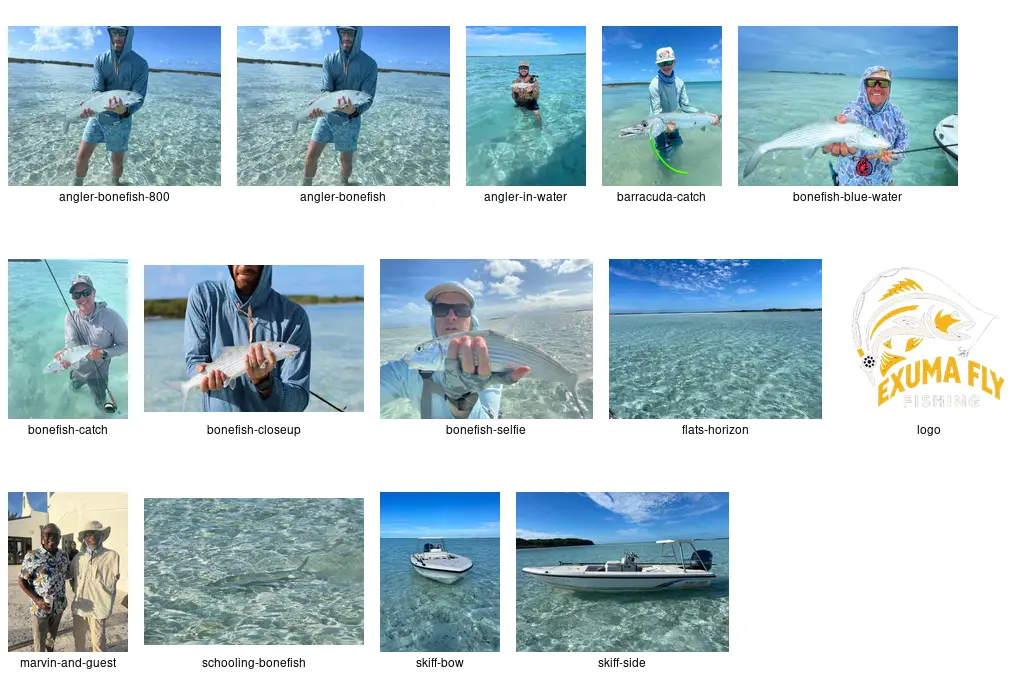 Guest displaying a bonefish caught while wading in Exuma